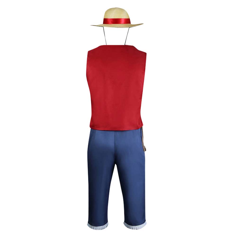 One Piece Film Red 2022 Monkey D. Luffy Cosplay Costume Outfits Halloween  Carnival Suit
