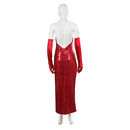 Who Framed Roger Rabbit Jessica Sexy Red Dress Party Carnival Halloween Cosplay Costume