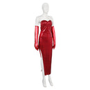 Who Framed Roger Rabbit Jessica Sexy Red Dress Party Carnival Halloween Cosplay Costume