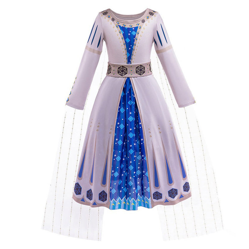 Wish Movie Queen Amaya Kids Children Dress Outfits Halloween Party Carnival Cosplay Costume