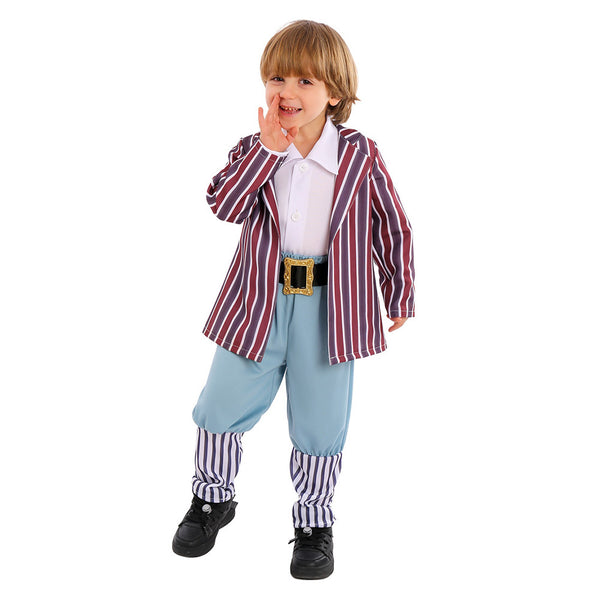 Wonka 2023 Movie Oompa-Loompa Kids Children Outfit Party Carnival Halloween Cosplay Costume
