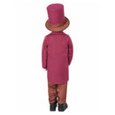 Wonka 2023 Movie Wonka Kids Children Purple Outfit Party Carnival Halloween Cosplay Costume