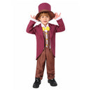 Wonka 2023 Movie Wonka Kids Children Purple Outfit Party Carnival Halloween Cosplay Costume