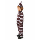 Wonka Movie Kids Children Chocolate Jumpsuit Party Carnival Halloween Cosplay Costume