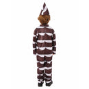 Wonka Movie Kids Children Chocolate Jumpsuit Party Carnival Halloween Cosplay Costume