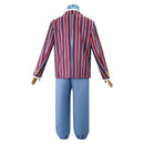 Wonka Movie Oompa Loompa Kids Children Blue Suit Party Carnival Halloween Cosplay Costume