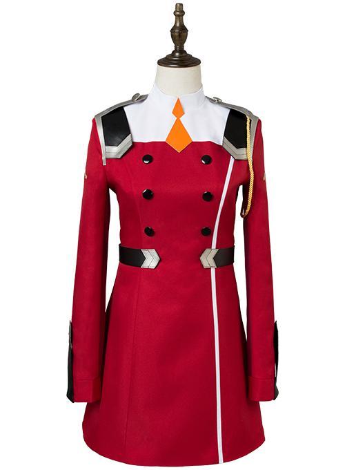 Zero Two Code:002 Uniform Dress Cosplay Costume Red