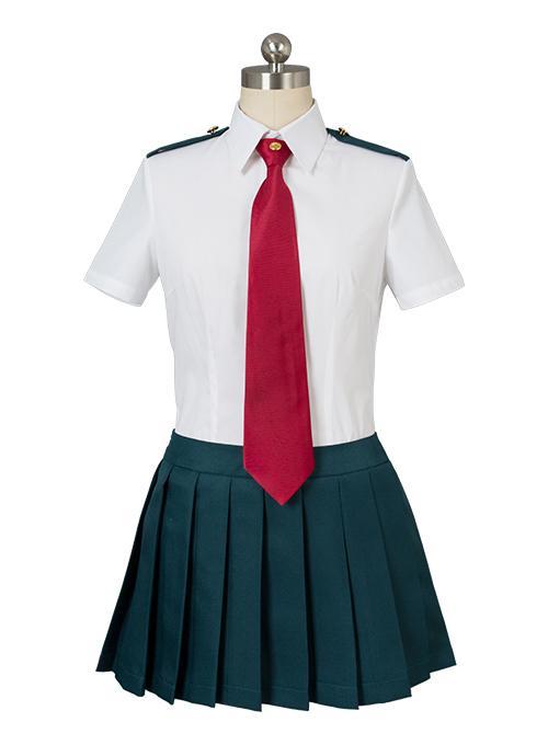 Ochako Uraraka Tsuyu Asui Summer Uniform Dress Cosplay Costume