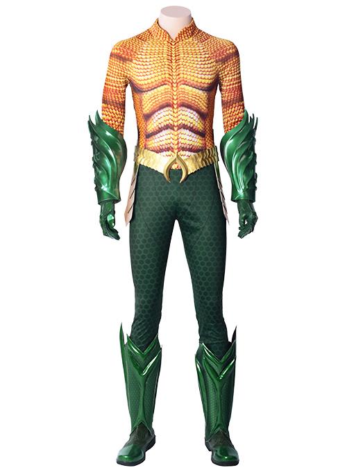 DC Justice League Aquaman Arthur Curry Outfit Cosplay Costume