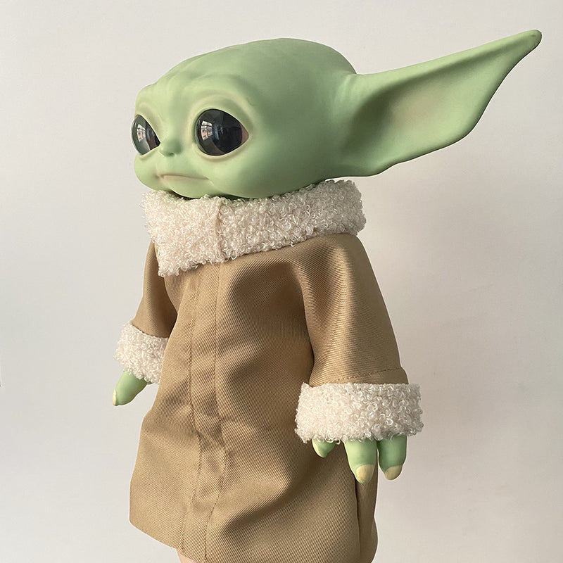 SW The Mandalorian Season 3 Baby Yoda Latex Doll Toys Children Gift Halloween Cosplay Props