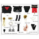 Yor Forger Women Black Outfit Party Carnival Halloween Cosplay Costume Original Design