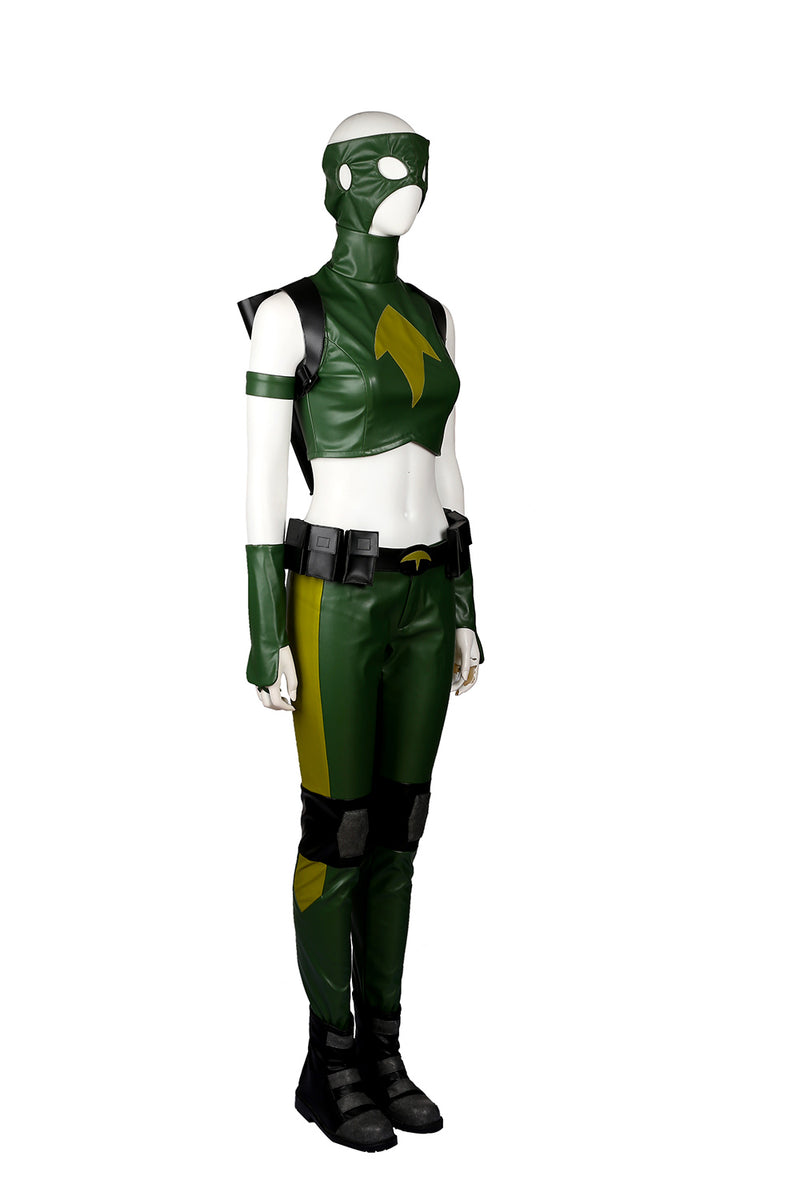 Young Justice Artemis Crock Outfit Cosplay Costume