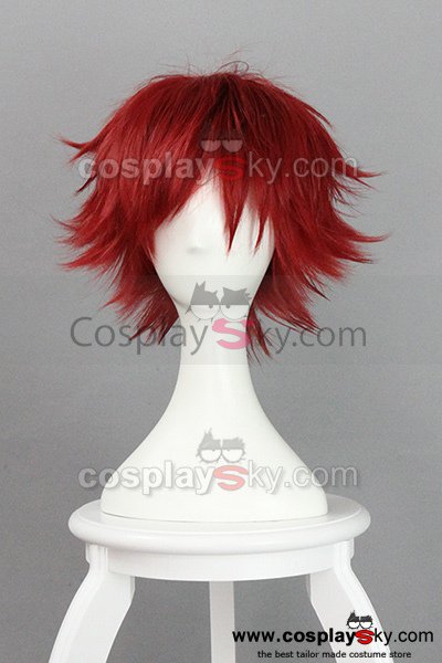 Shoukichi Naruko Short Red Wig Cosplay Wig