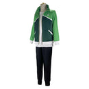 Zoom 100 Bucket List of the Dead Akira Tendou Green Outsuits Party Carnival Halloween Cosplay Costume