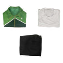 Zoom 100 Bucket List of the Dead Akira Tendou Green Outsuits Party Carnival Halloween Cosplay Costume